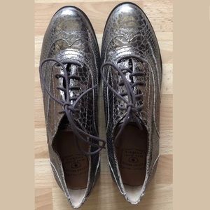 Lucky Brand Kairo Oxford Gold Shoes 9.5